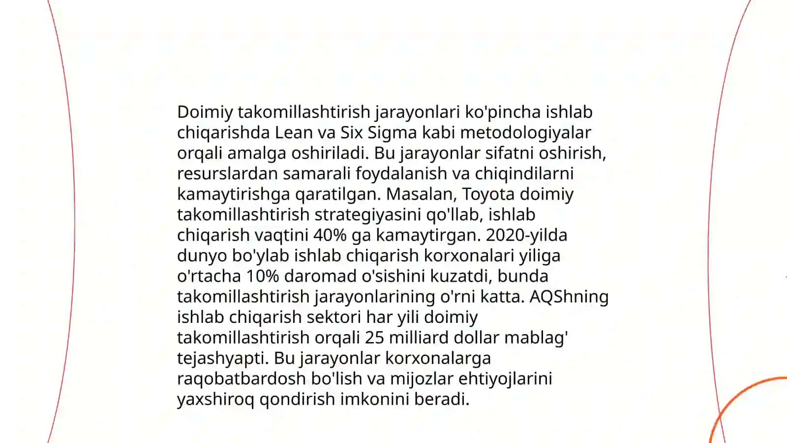 Sifat boshqaruvi doimiy takomillashtirish 4