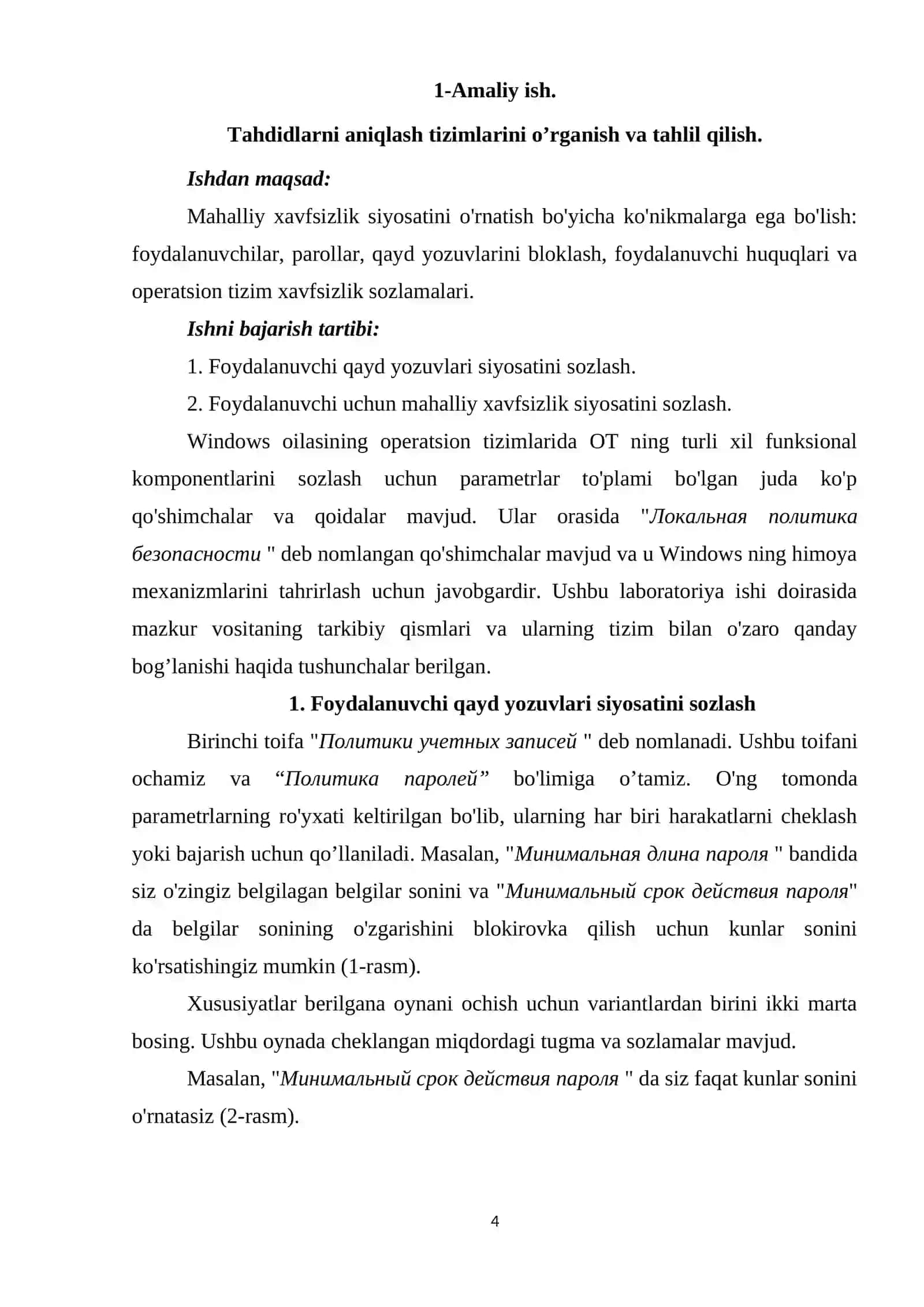 Threat intelligence texnologiyalari amaliy mashg'uloti 4
