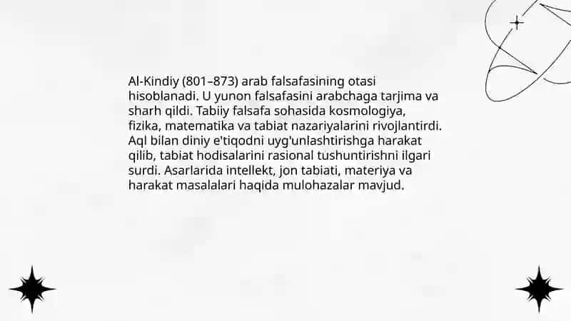 Sharq uygʻonish davri falsafasi (9–12 asr oraligʻida) 4