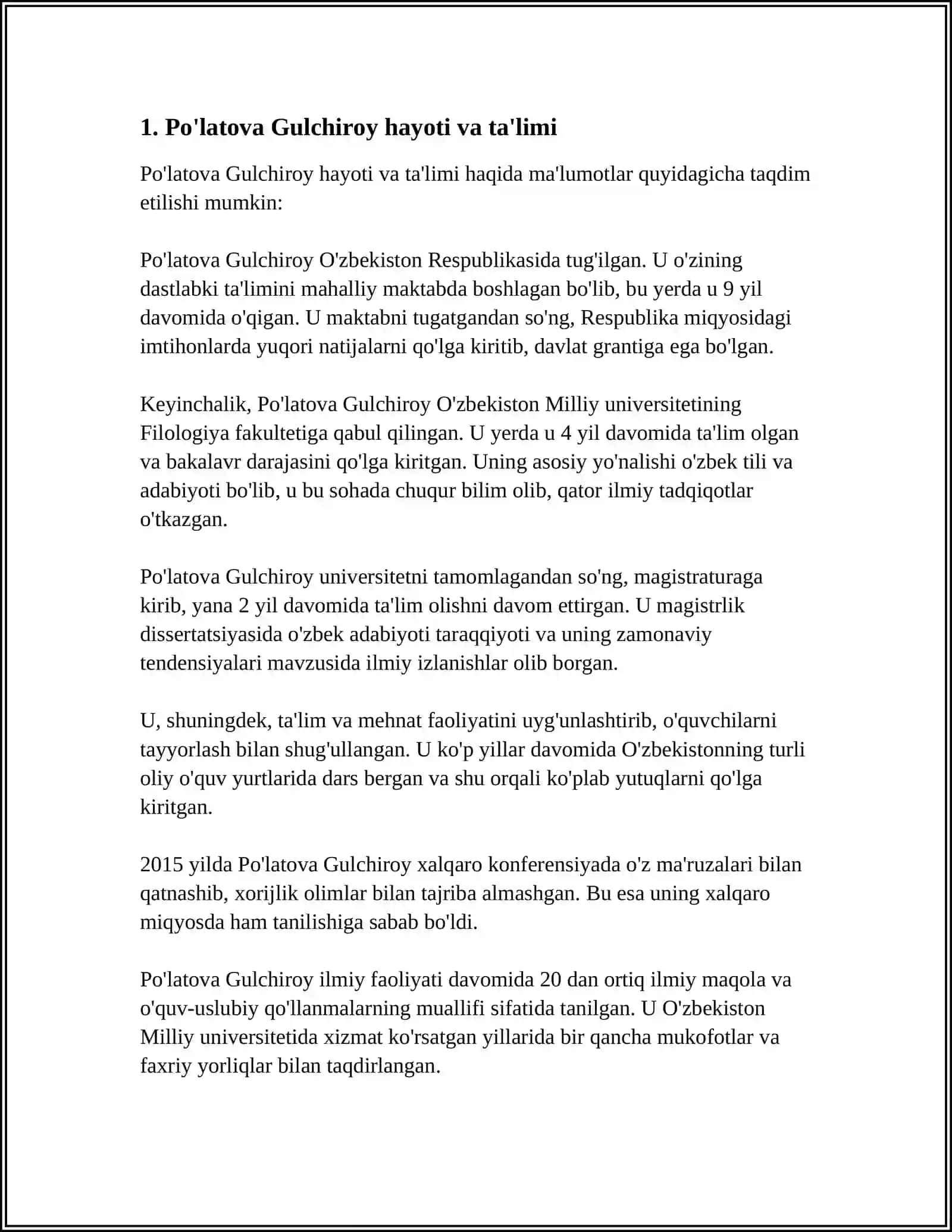 PO'LATOVA GULCHIROY 3-KURS 9.2-UZBS-22 GURUH TALABASI 4