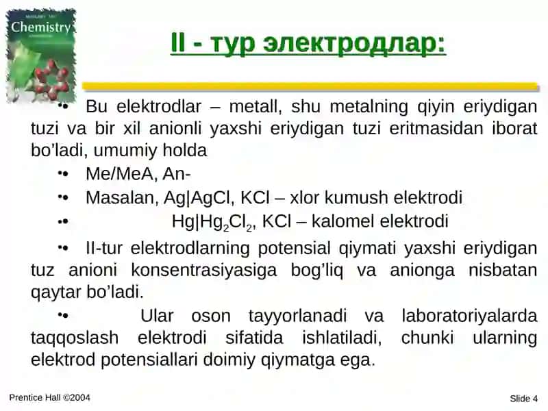 Galvanik element 4