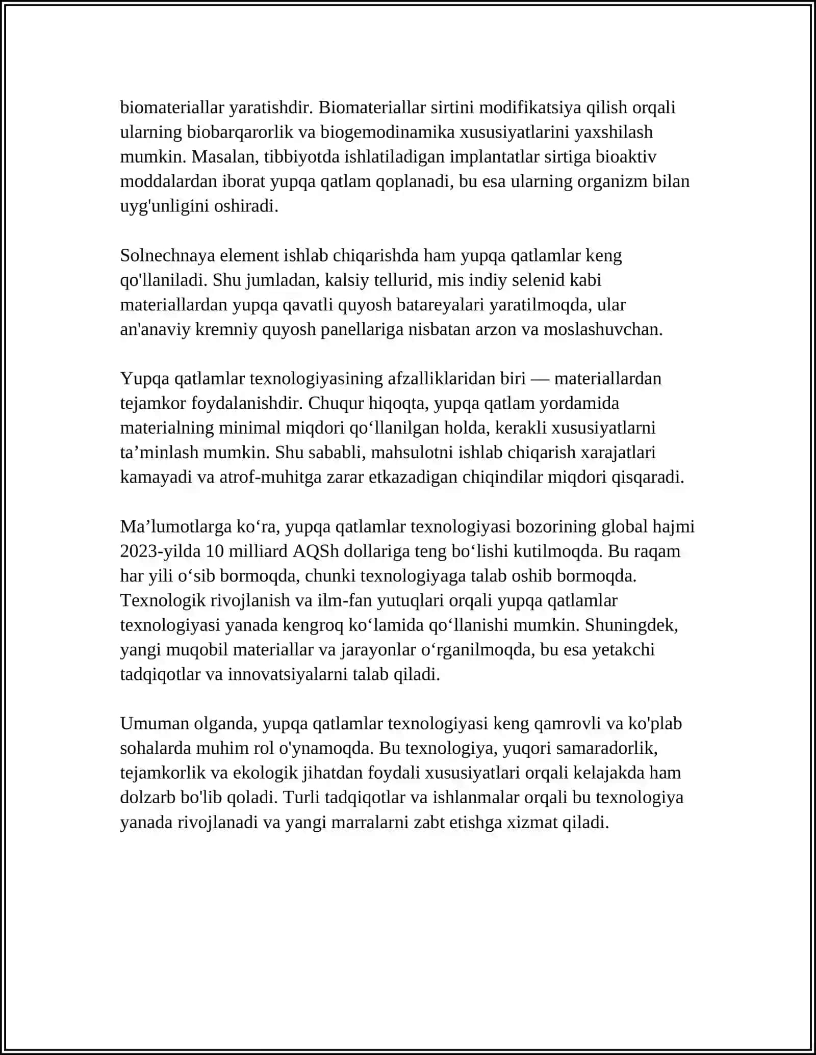 Yupqa Qatlamlar Texnologiyasi 4