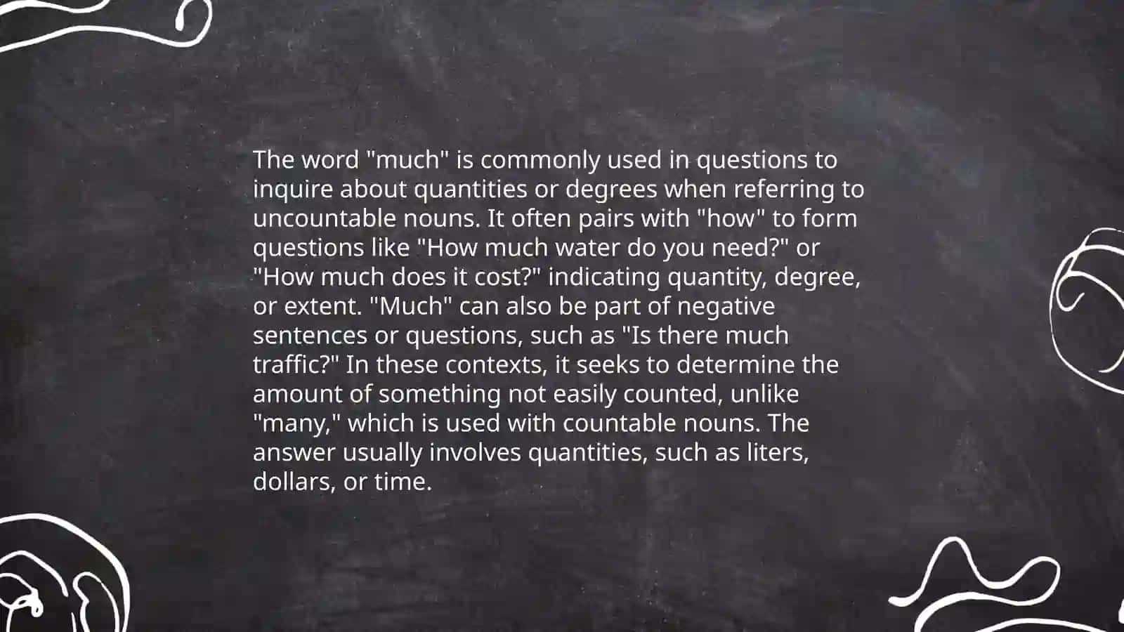 Countable vs. Uncountable Nouns 4