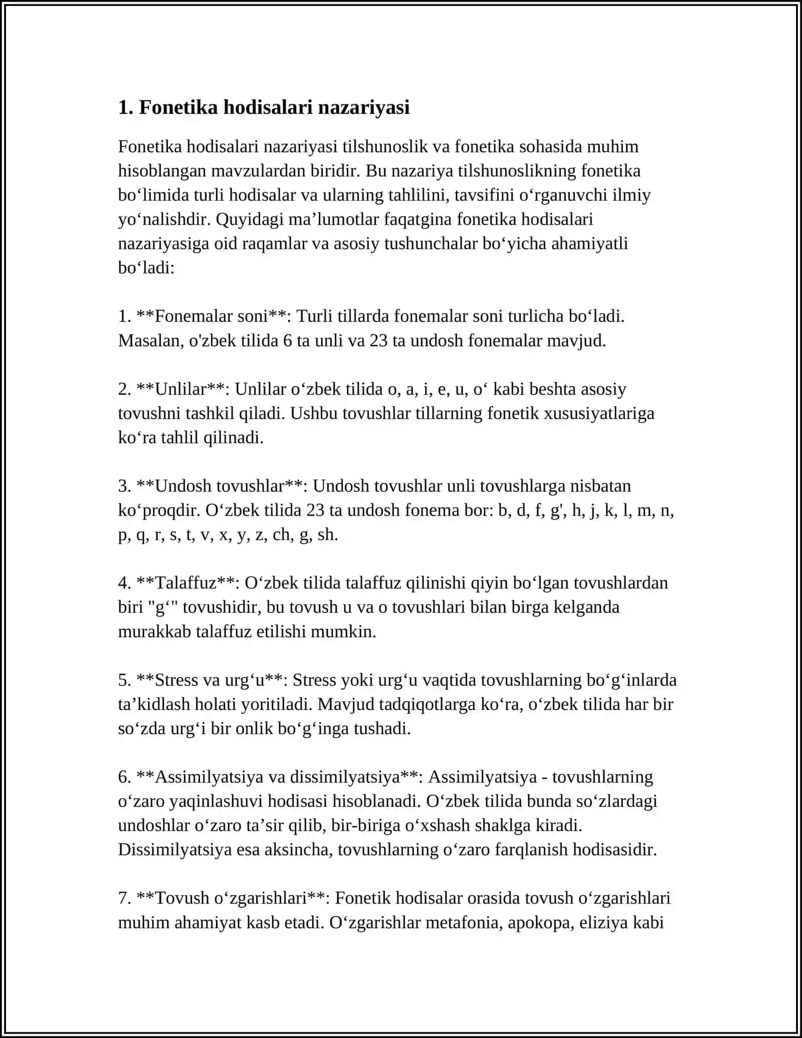 FONETIK HODISALAR VA TOVUSH OʻZGARISHLARINING BADIIY-ESTETIK VAZIFALARI (ERKIN VOHIDOV SHEʼRIYATI MISOLIDA) 4
