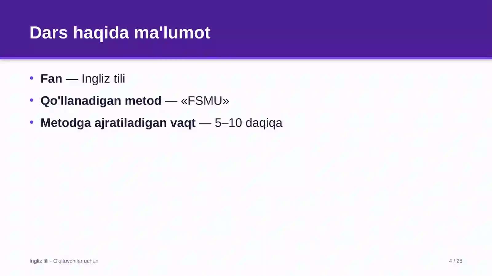 ingliz tili darslarida fsmu metodidan foydalanish 9512 4