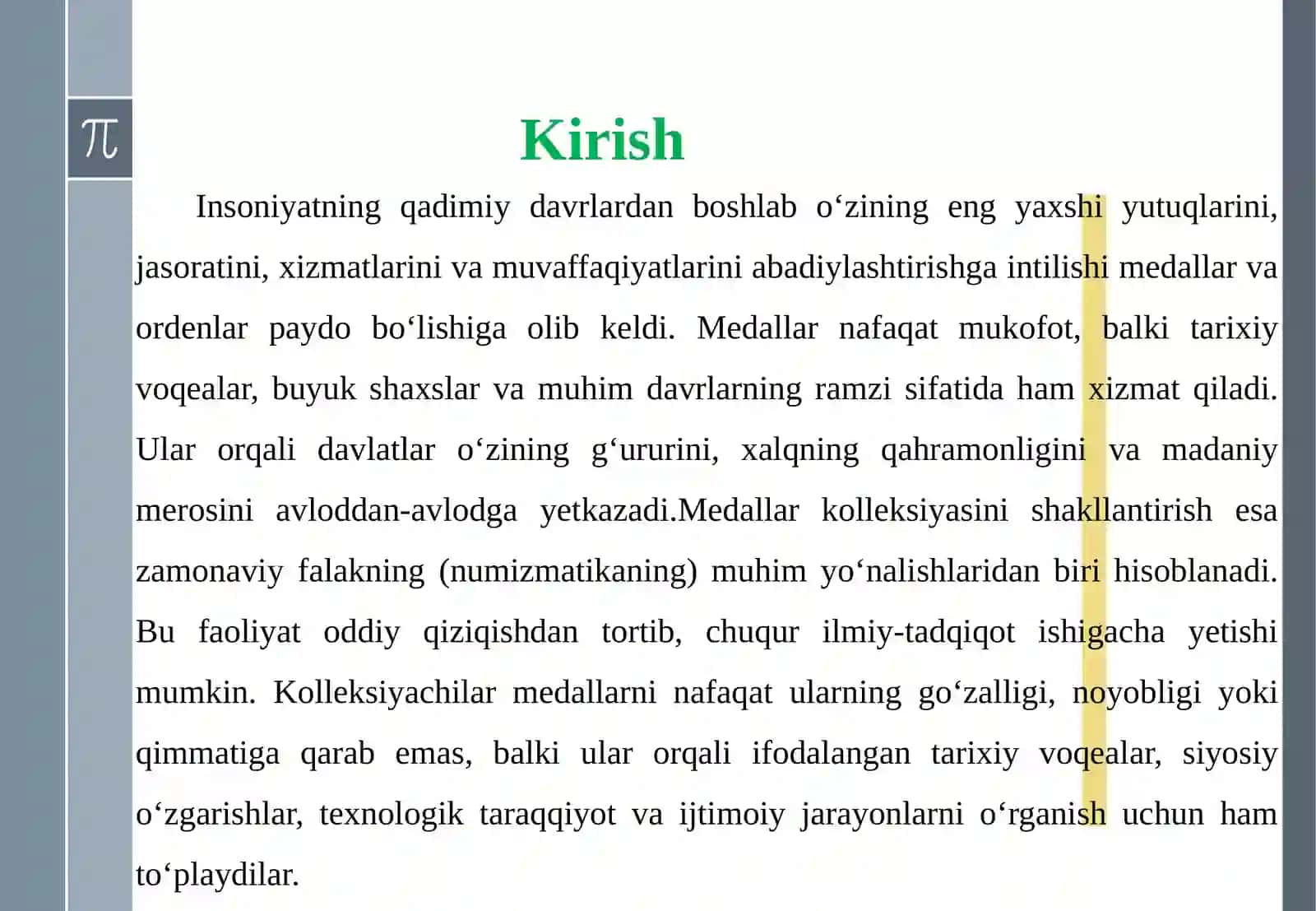 Medallar kolleksiyasini shakllantirish 4