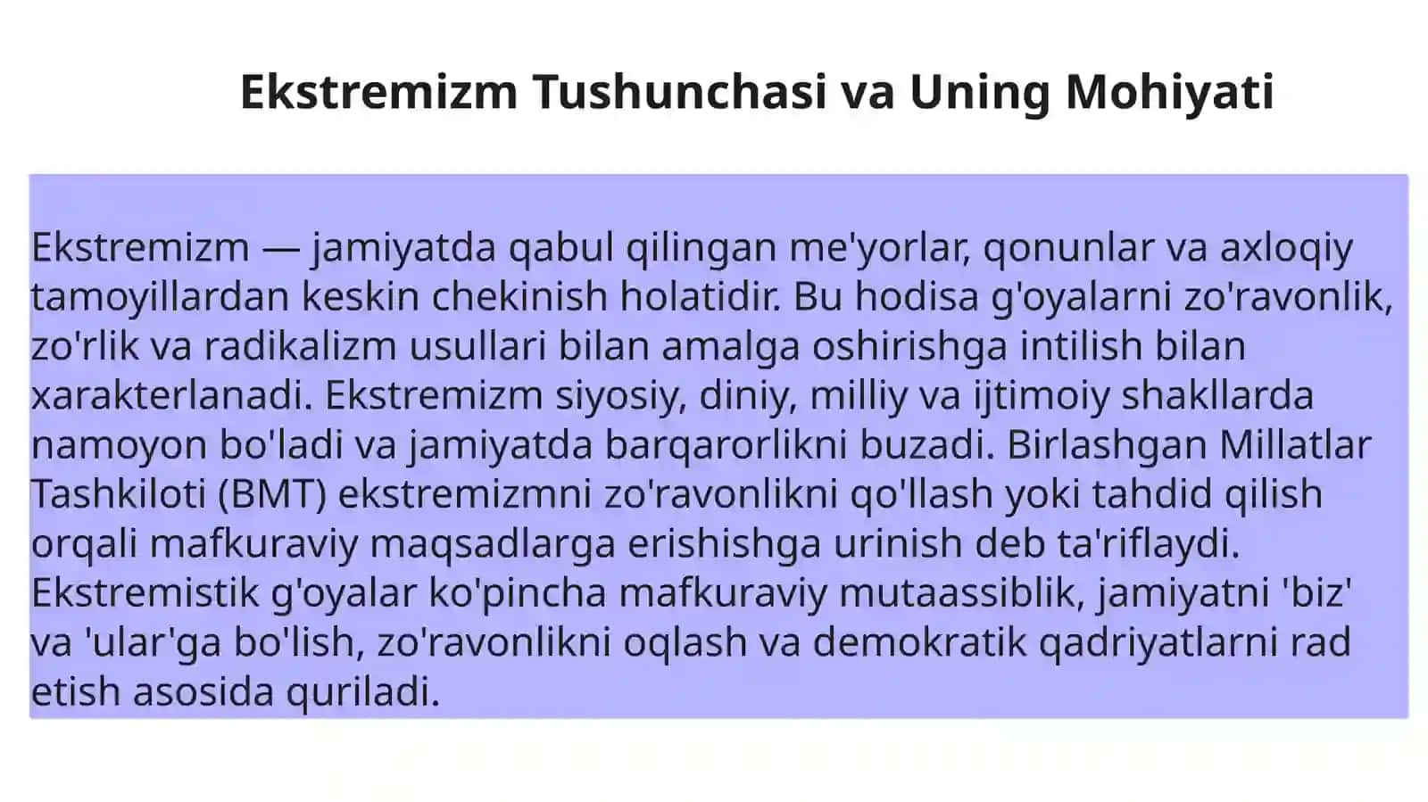 Aqidaparastlik (Fanatizm) va Ekstremizm: Ijtimoiy-Tarixiy Zaminlari va Rivojlanishi 4