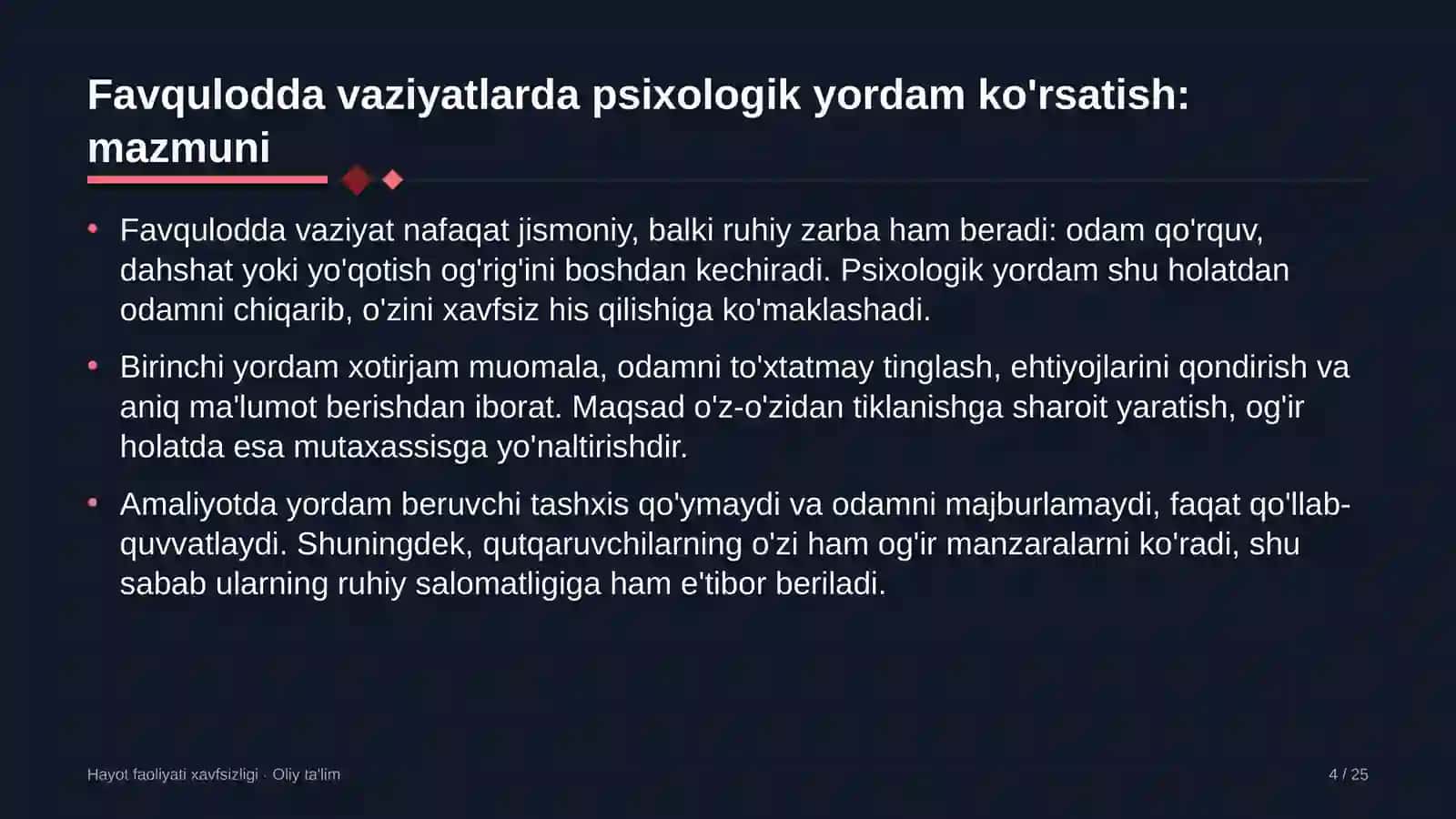 pediatriyada favqulodda vaziyatlarda psixologik yordam ko'rsatish 9374 4
