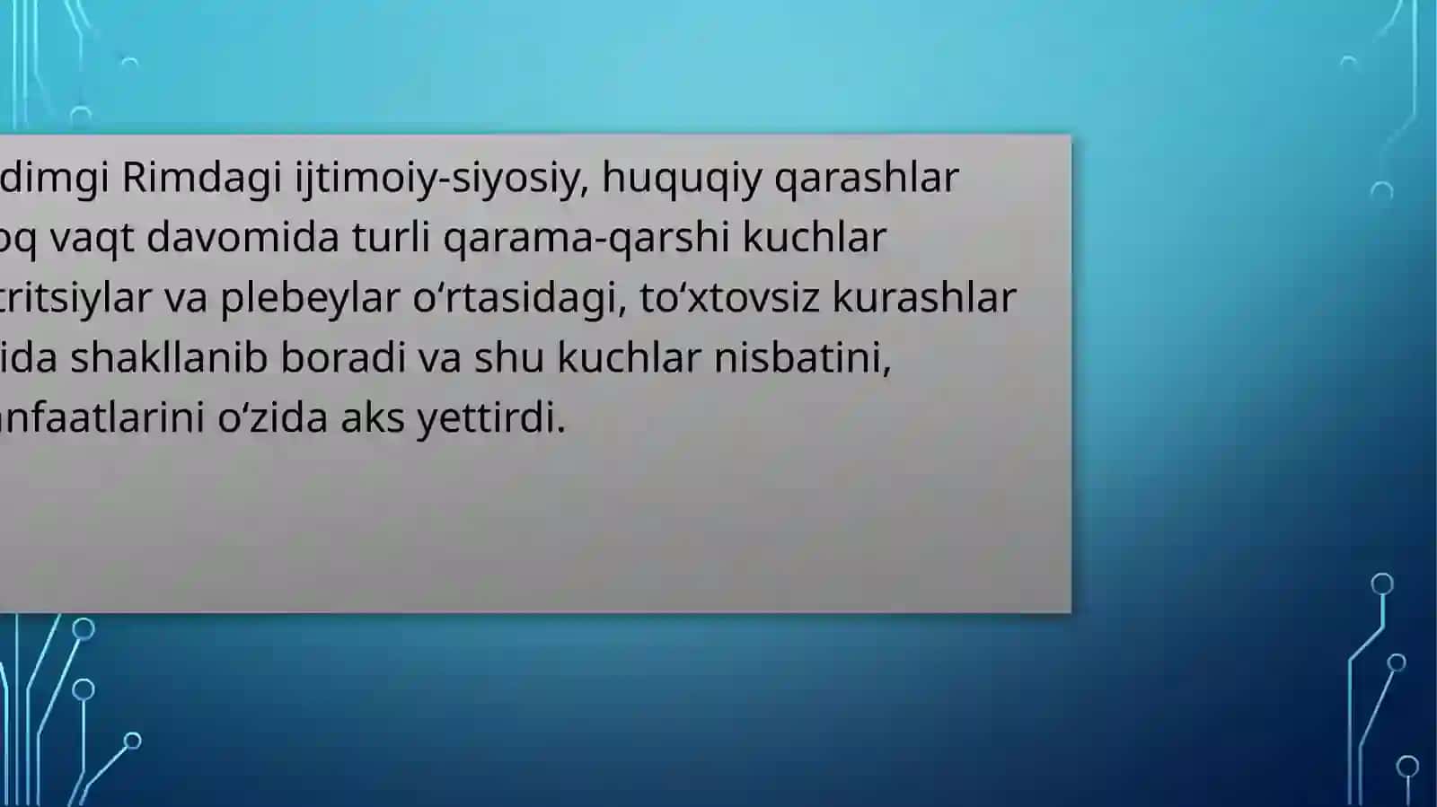 QADIMGI RIMDA ILMIY BILIMLARNING TARAQQIY ETISHI 4