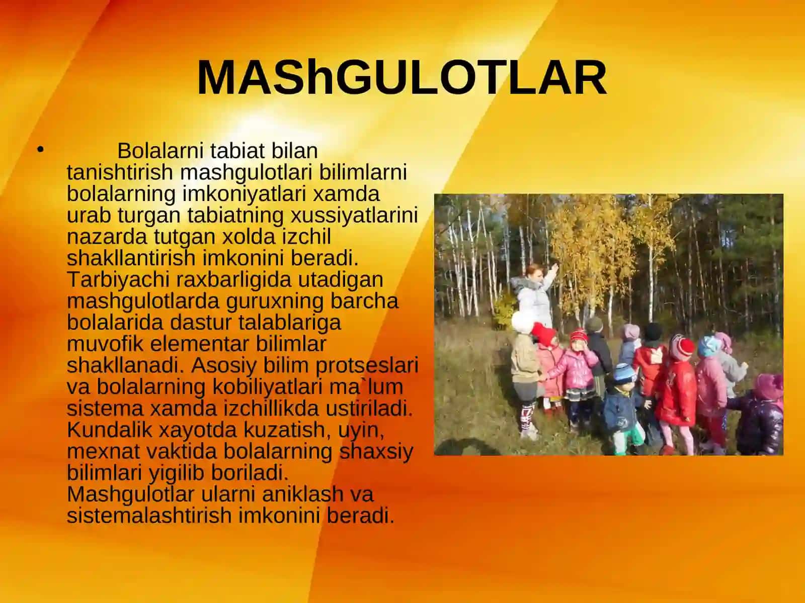Bolalarni tabiat bilan tanishtirish 4