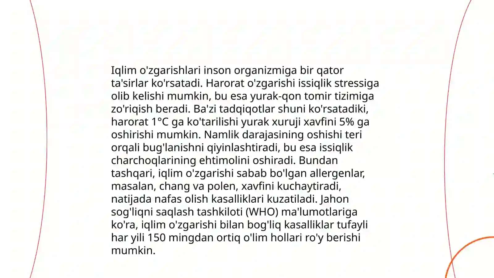 Tabiiy omillar va inson fiziologiyasi 4
