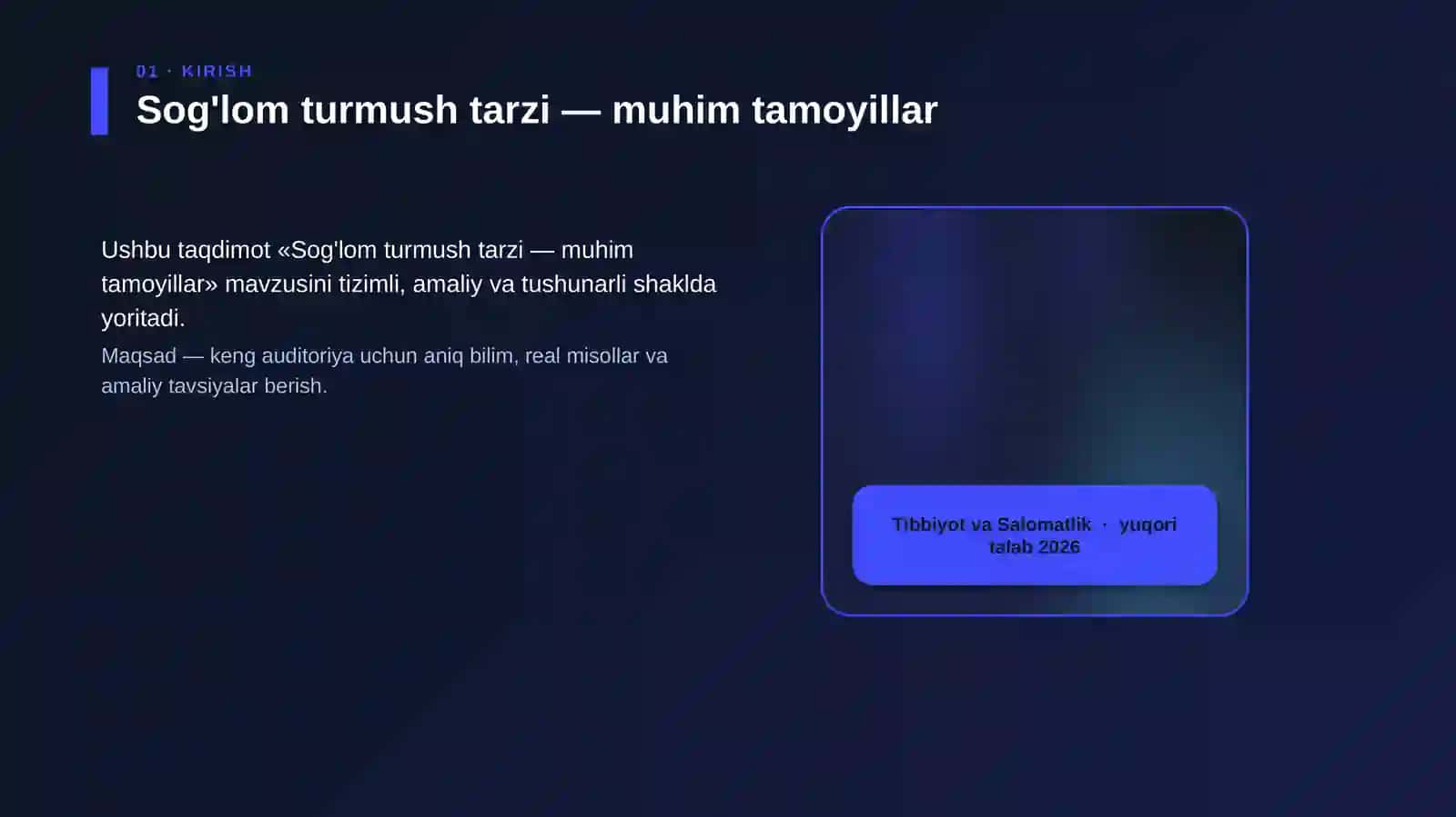 Sog'lom turmush tarzi — muhim tamoyillar 4