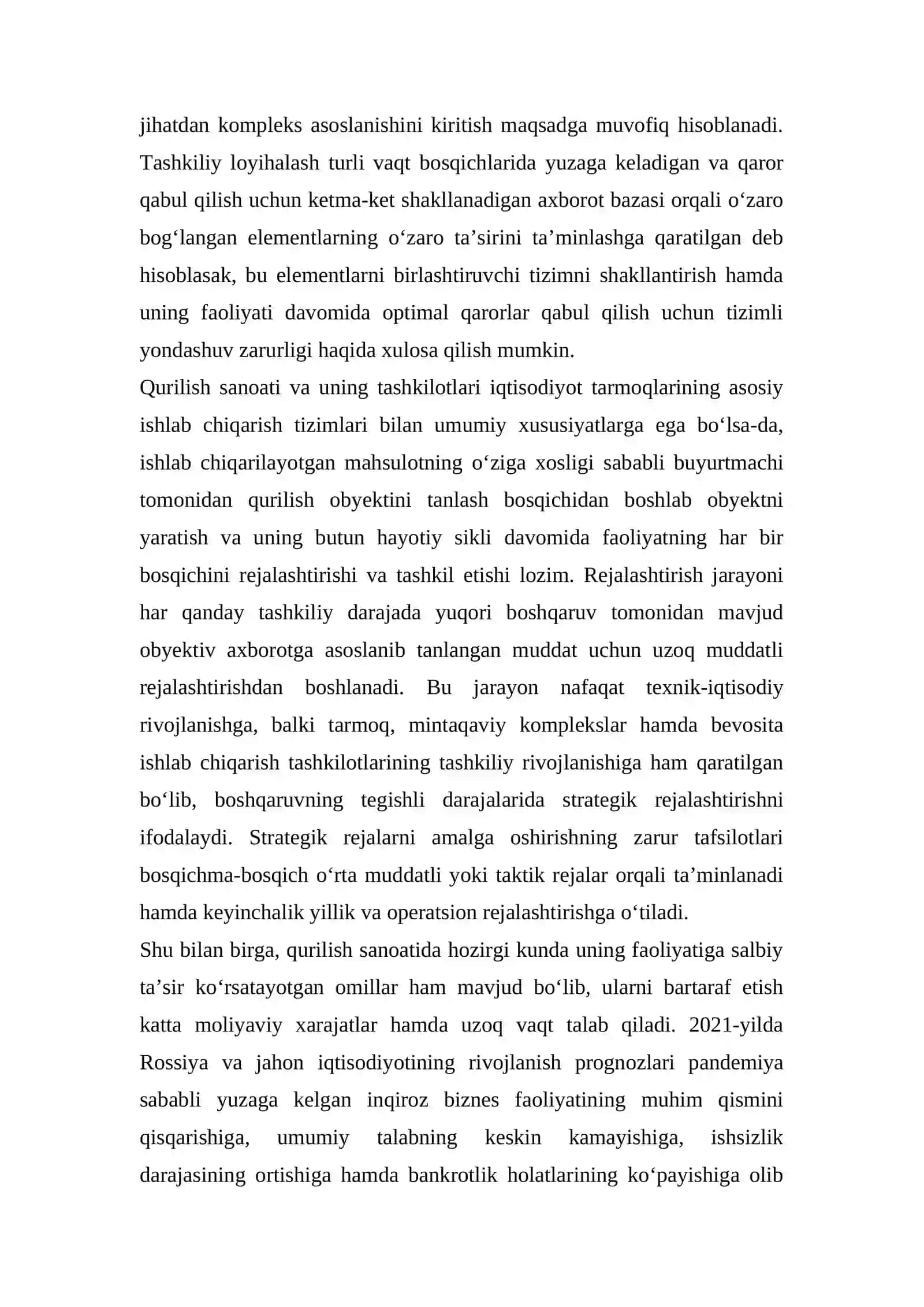 Qurilish sanoati tamogidagi tarkibiy siljishlaring samaradorligini oshirish 4