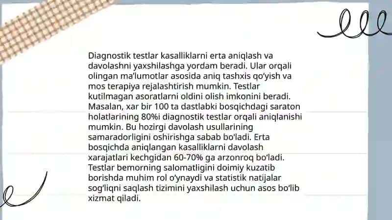 So‘rovnomalar tuzish talablarini sxemalashtirish. Talimda tibbiyotda kasbiy talimda psixologiya soxasidagi testlar testlarning yuqut va kamchiliklari 4