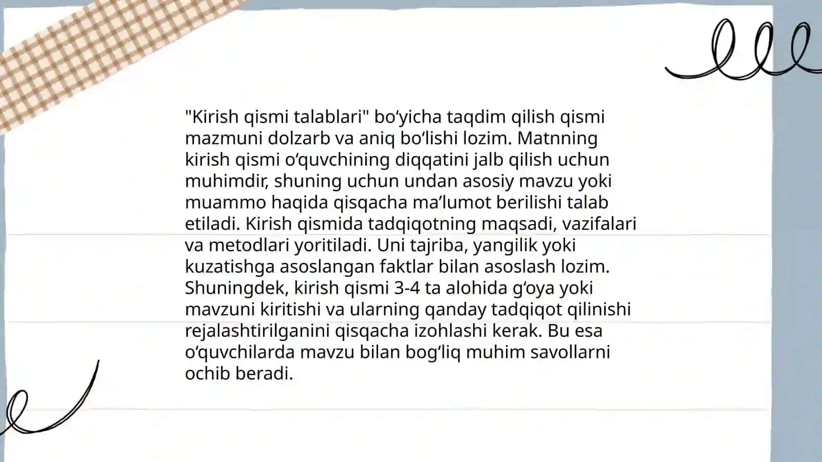 Maqola, uslubiy tavsiya, qo'llanma tayyorlashga qo'yiladigan talablar 4
