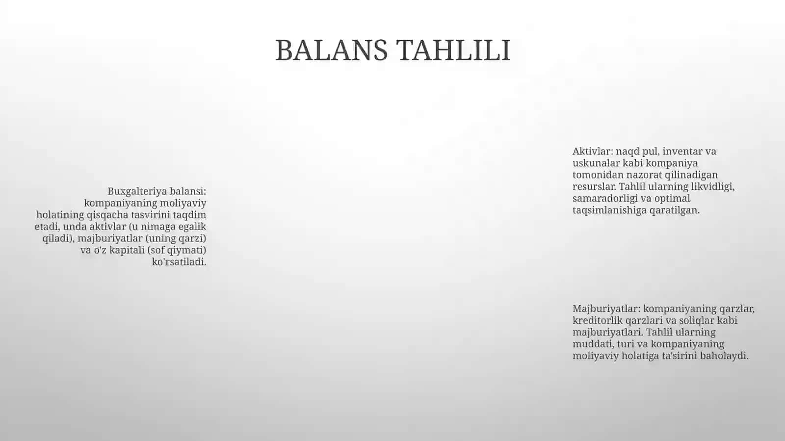 Fundamental tahlil nima? 4