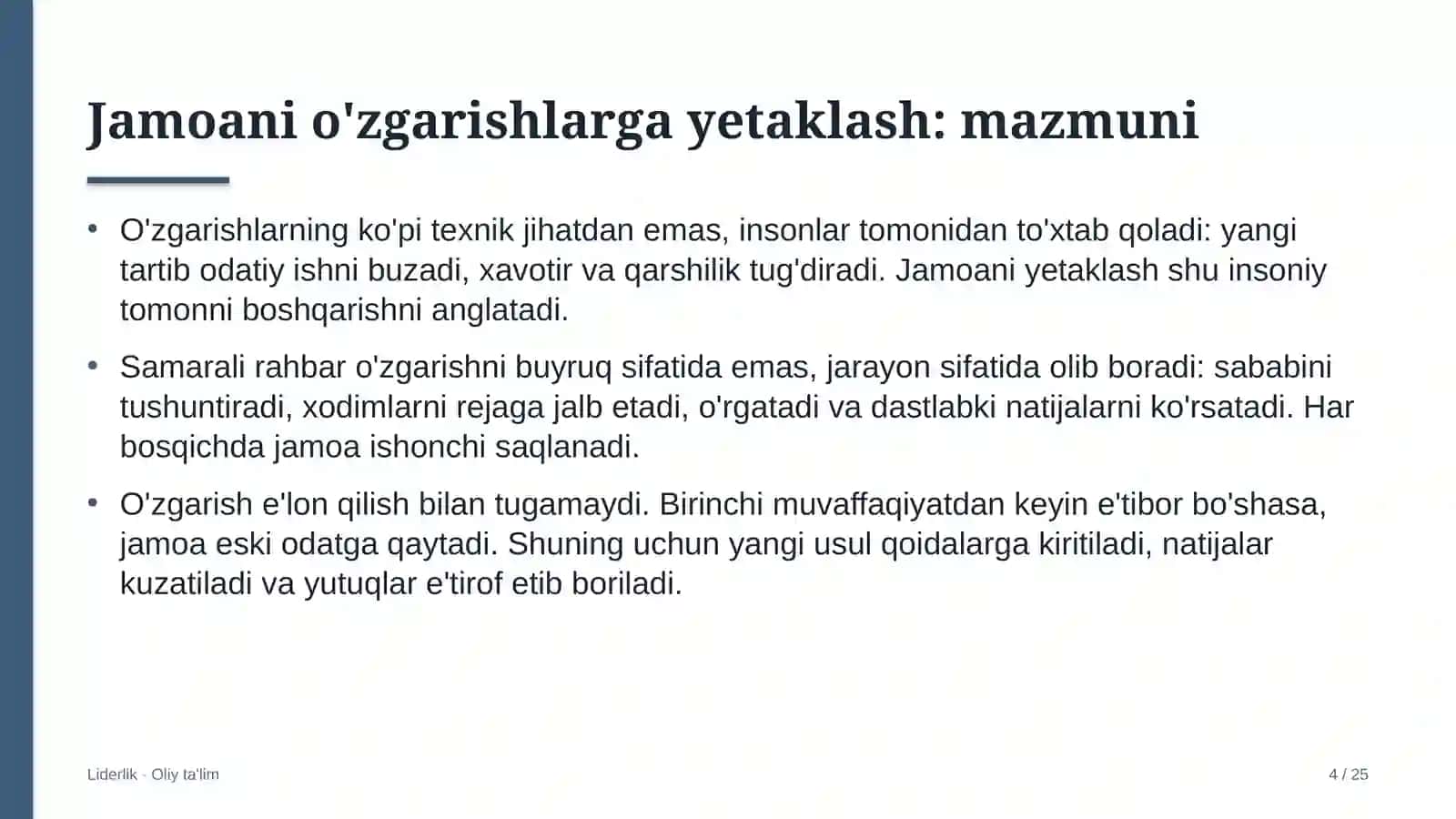 meva sabzavot savdosida jamoani o'zgarishlarga yetaklash 3766 4