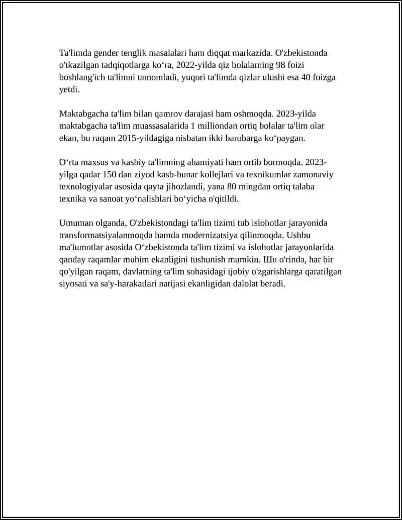 IJTIMOIY JAROYONLAR VA TALIM 4
