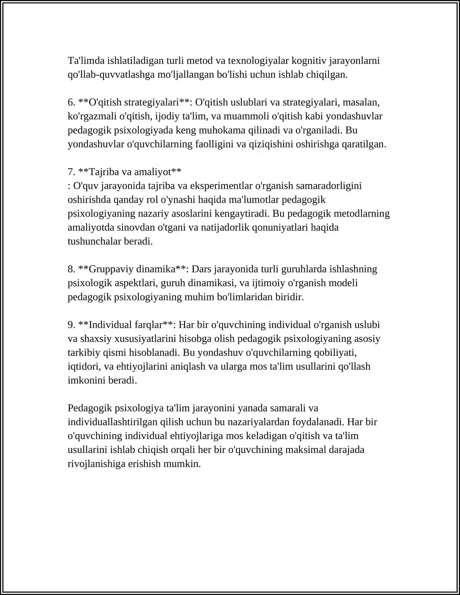 PEDAGOG PSIXOLOGIYASI 4