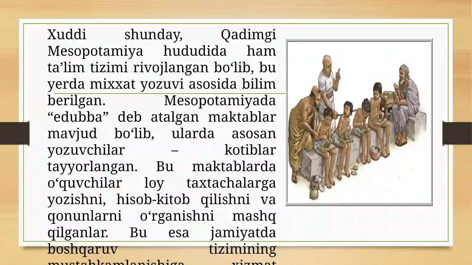 Eng qadimgi davrlardan VI asrgacha jahonda ta‘lim tarbiya taraqqiyoti 4