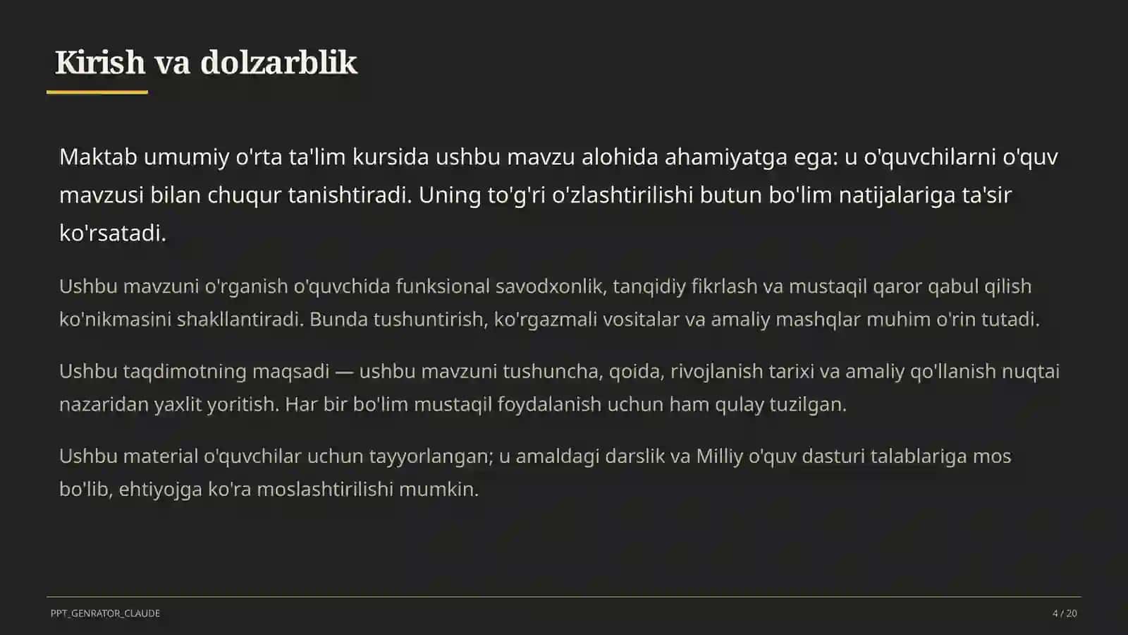 Moliyaviy savodxonlik maktabda 4