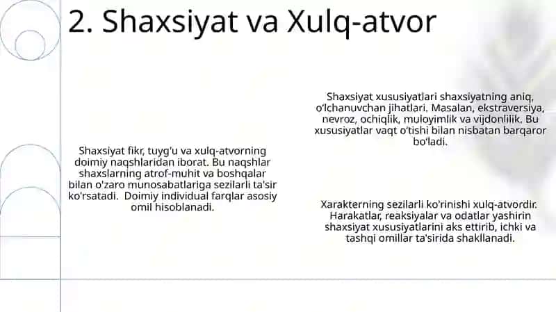 Temperament xususiyatlari 4