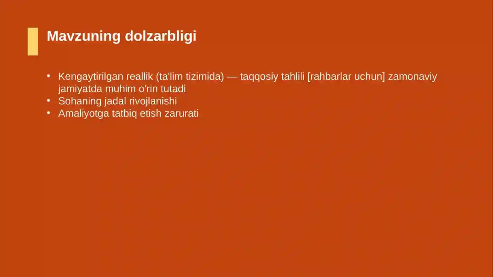 Kengaytirilgan reallik (ta'lim tizimida) — taqqosiy tahlili [rahbarlar uchun] 4