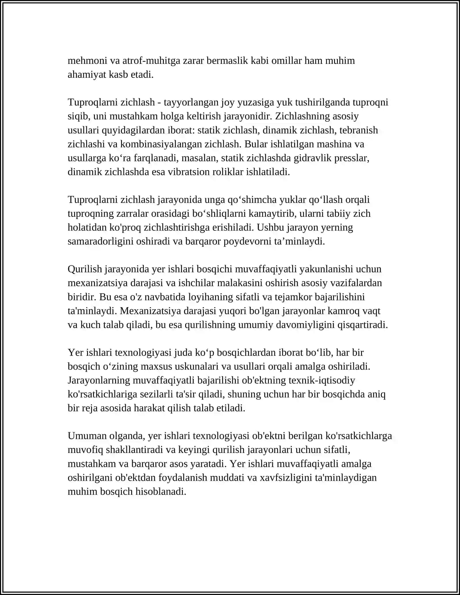 YER ISHLARI TEXNOLOGIYASI 4