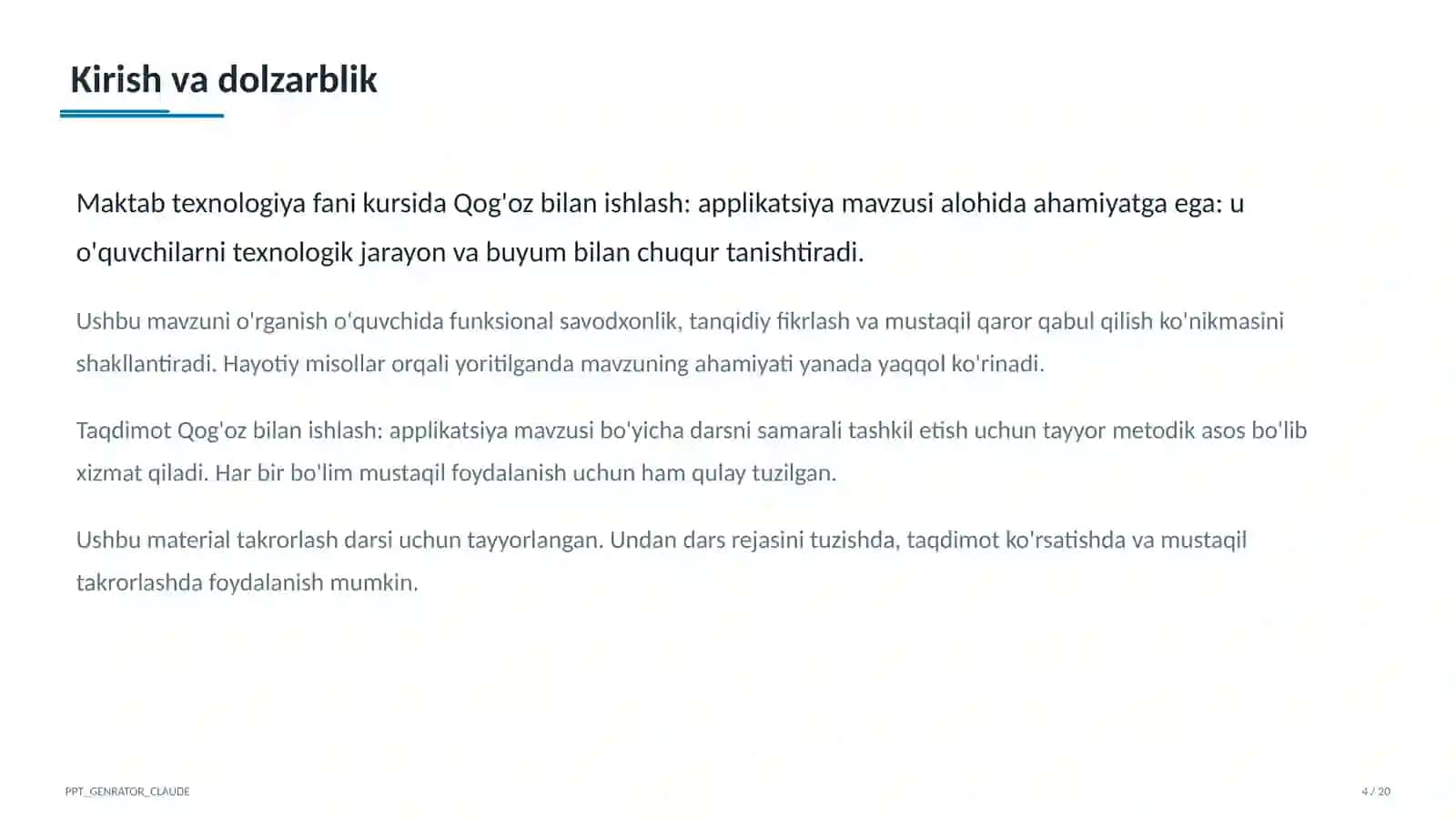 Qog'oz bilan ishlash: applikatsiya (1-sinf) 4
