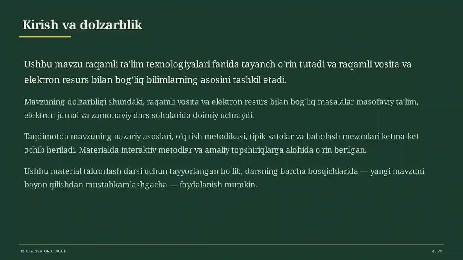 Ta'limda Telegram-botlar va kanallardan foydalanish 4