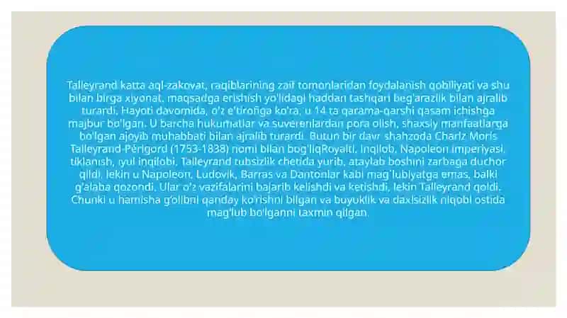 Talleyran Diplomatiyasi 4