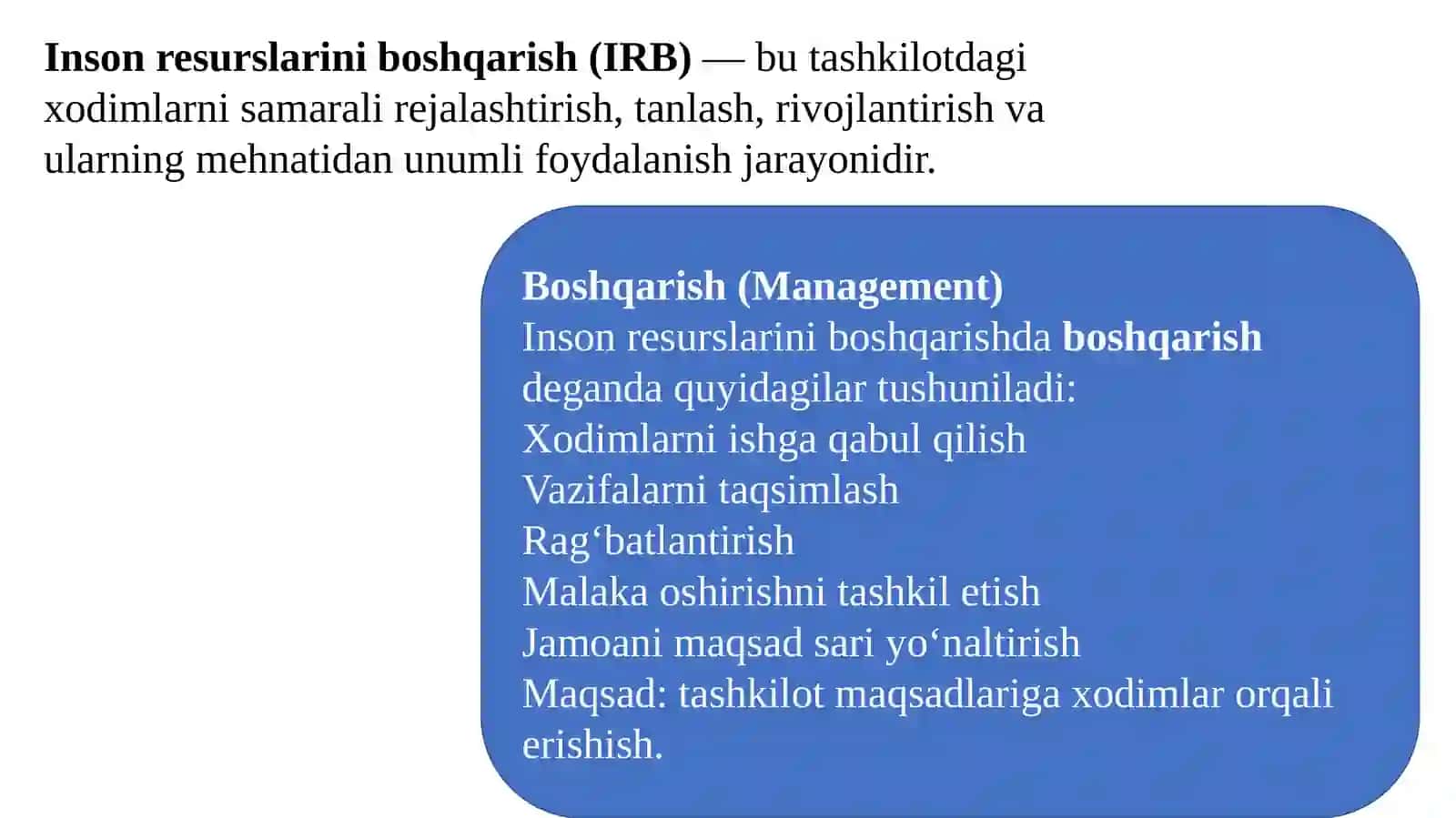 Inson resurslarini boshqarishda boshqarish va nazorat 4