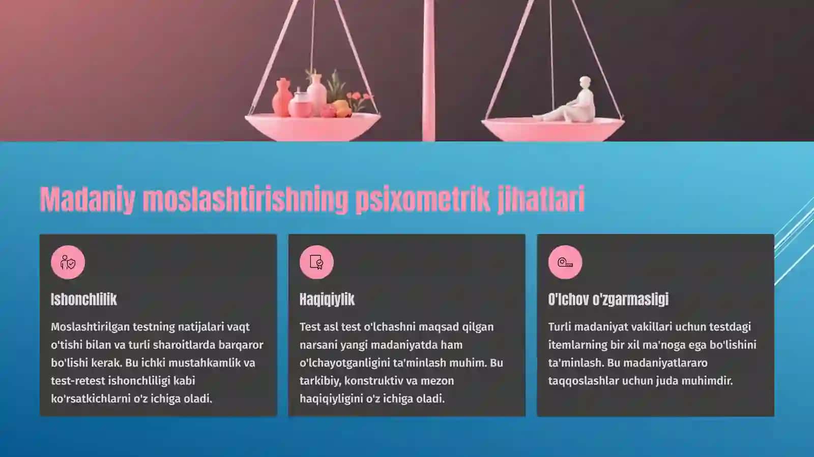 Eksperimental psixologiyada testlarni moslashtirish 4