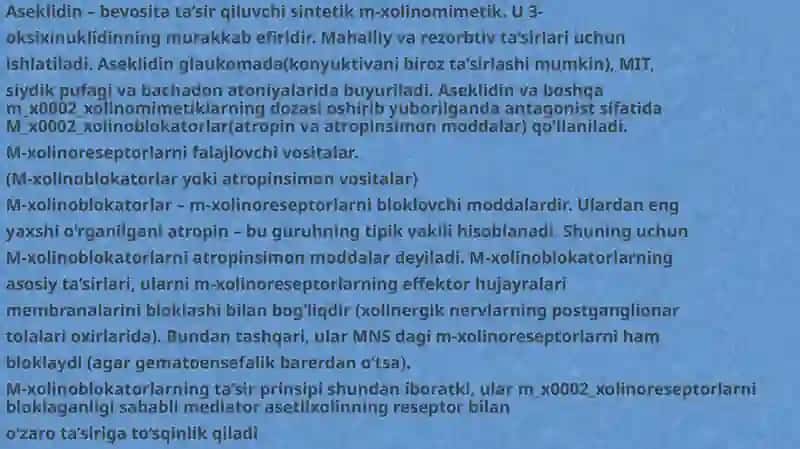 M-xolinomimetiklar 4
