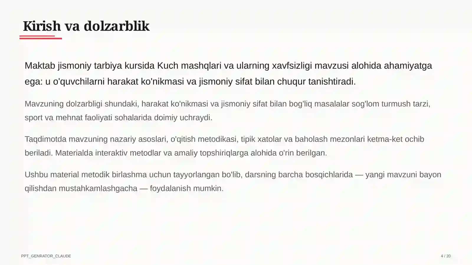 Kuch mashqlari va ularning xavfsizligi (8-sinf) 4