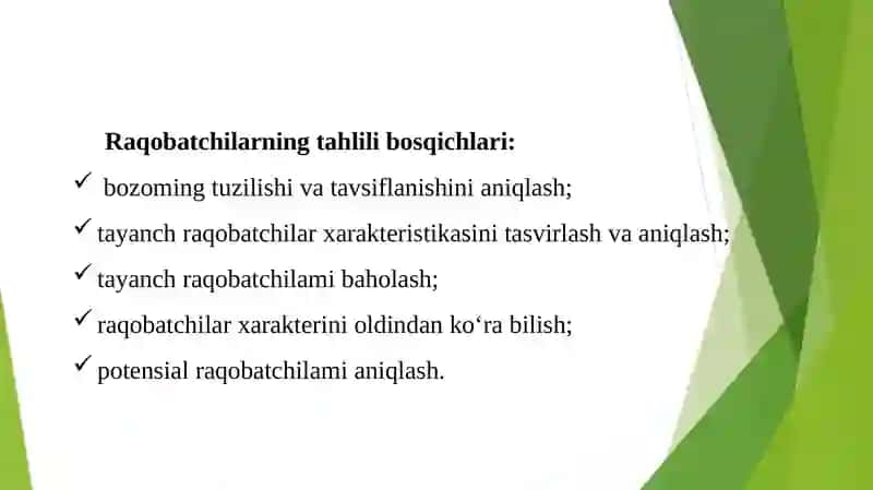 Raqobatli strategiyalar 4
