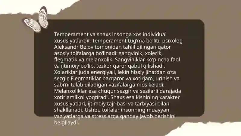 Temprament 4
