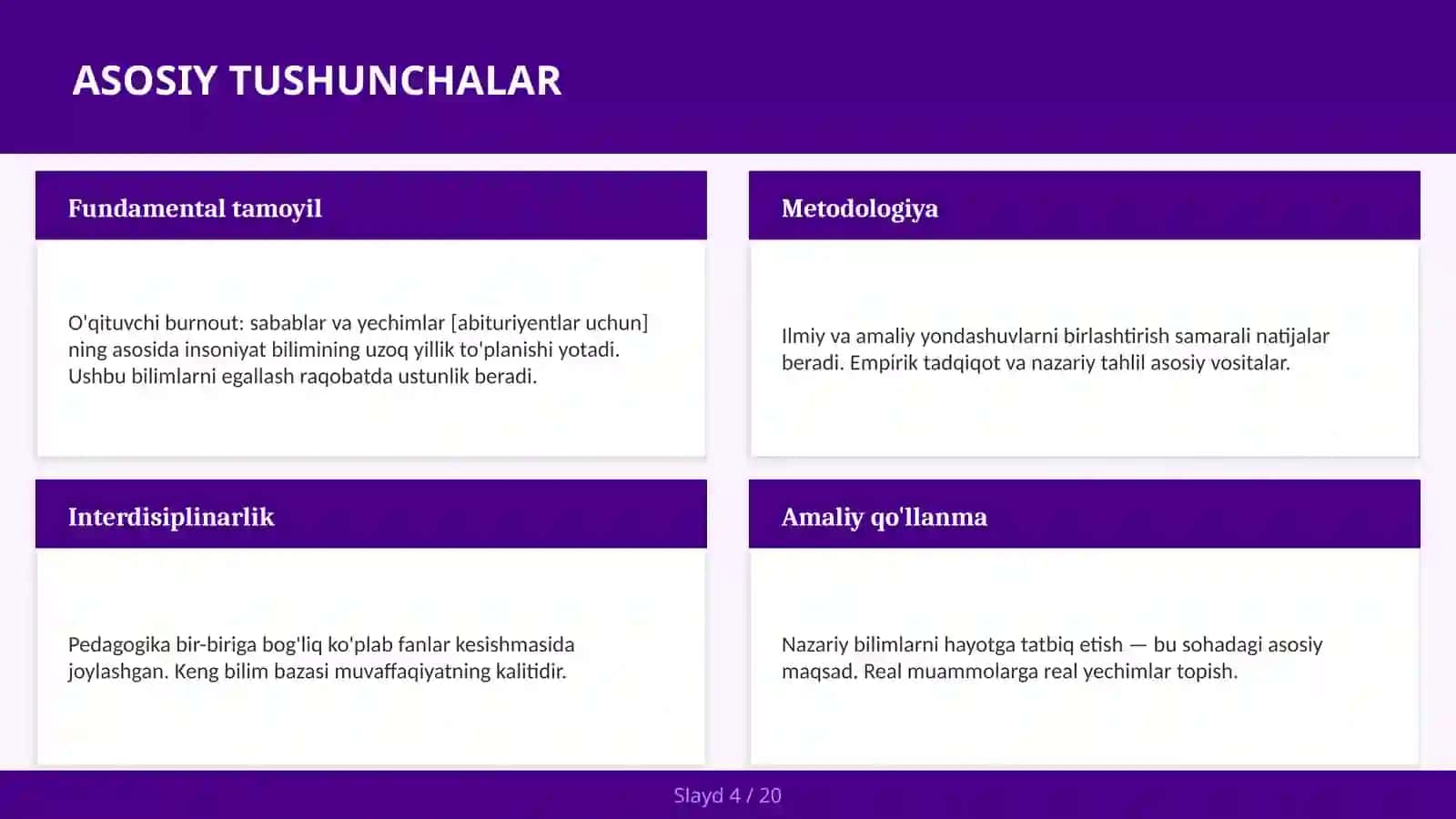 O'qituvchi burnout: sabablar va yechimlar [abituriyentlar uchun] 4