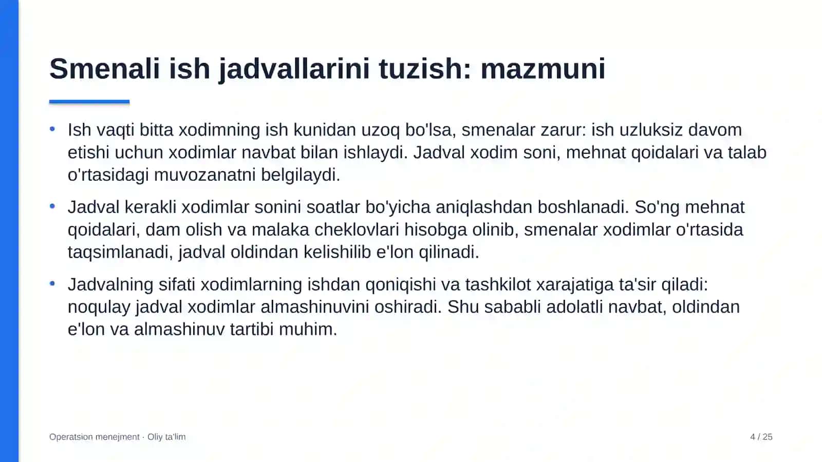 asfalt beton zavodlarida smenali ish jadvallarini tuzish 4681 4