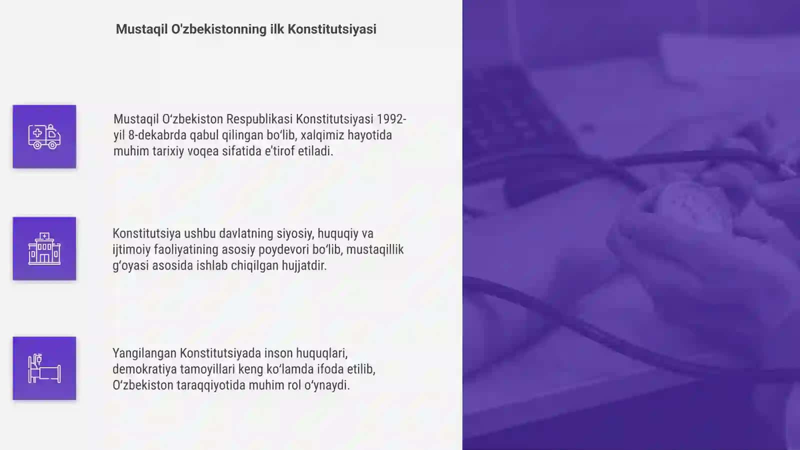 Mustaqil O'zbekiston Respublikasi Konstitutsiyasi yaratilish tarixi 4