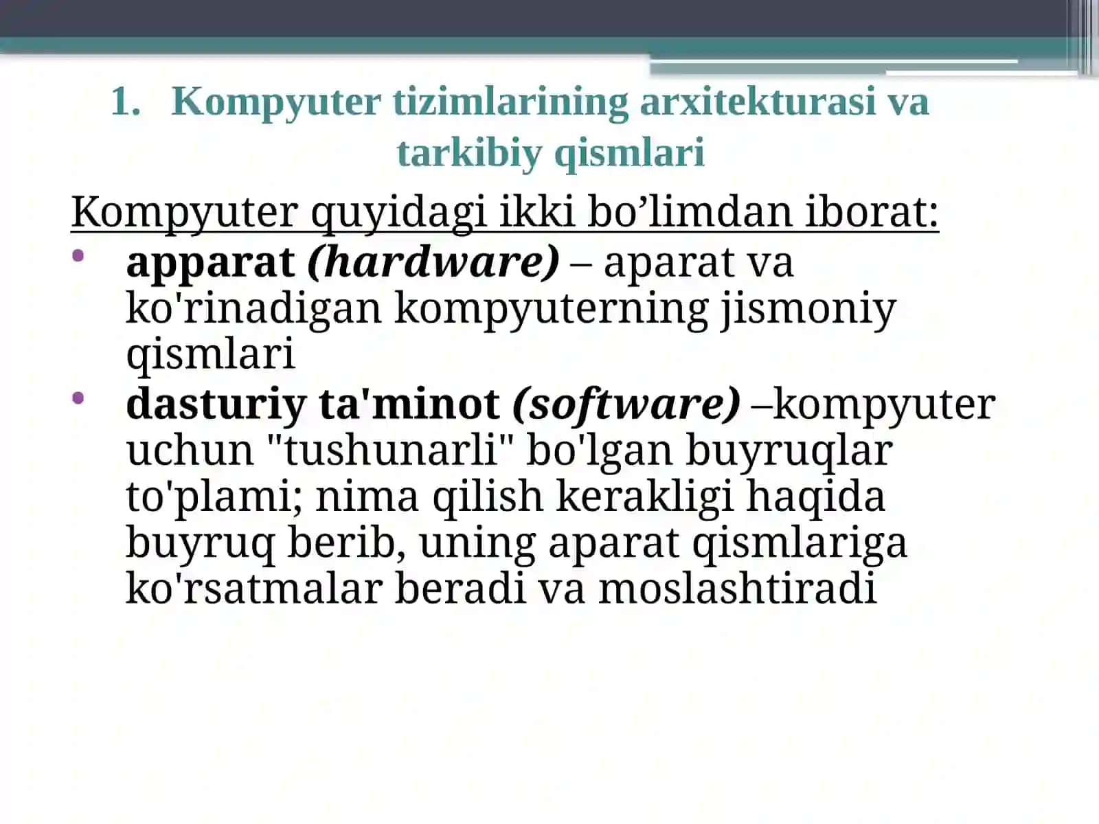 Kompyutertizimlarigakirish 4