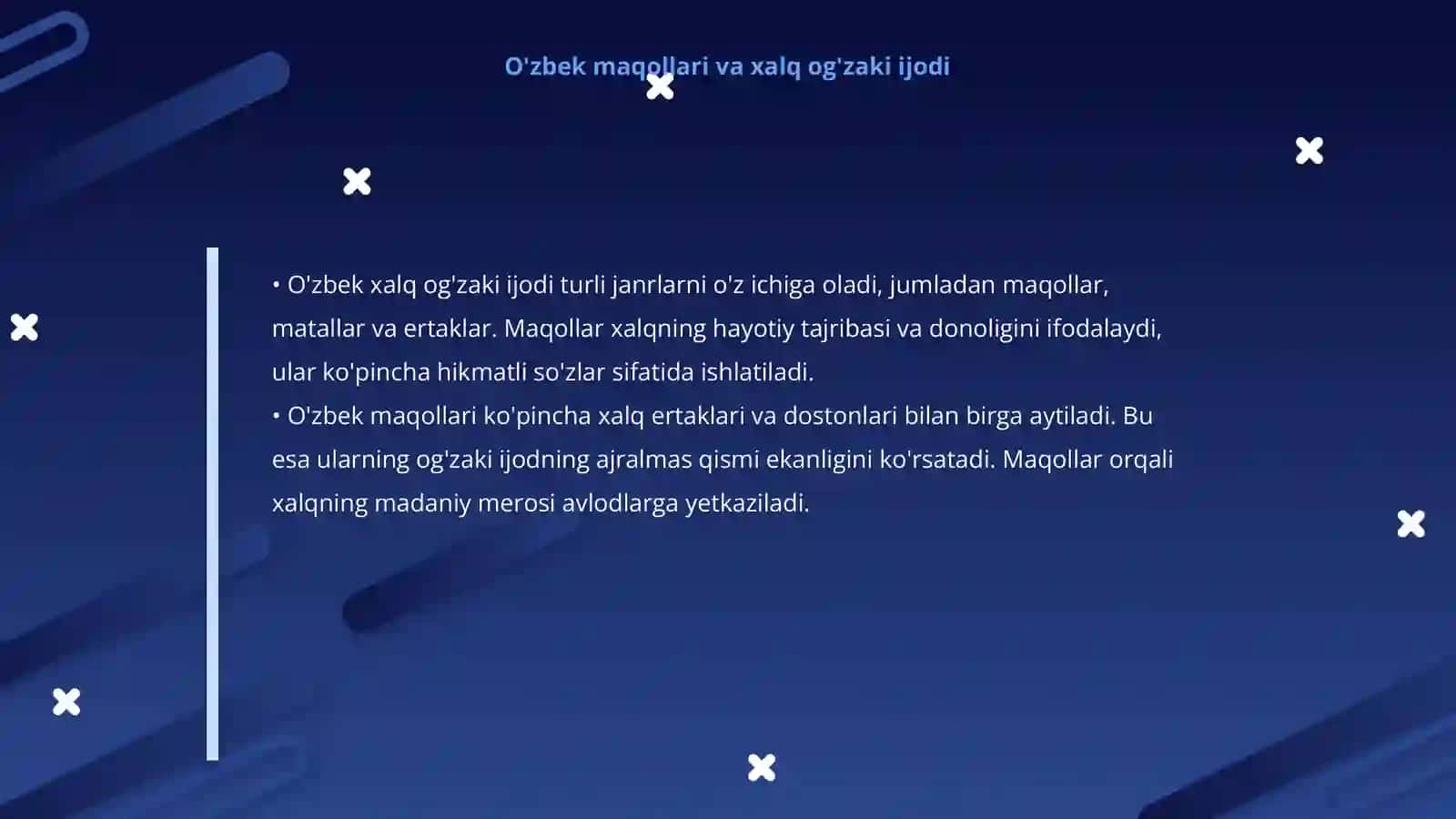 O'zbek xalq maqollar 4