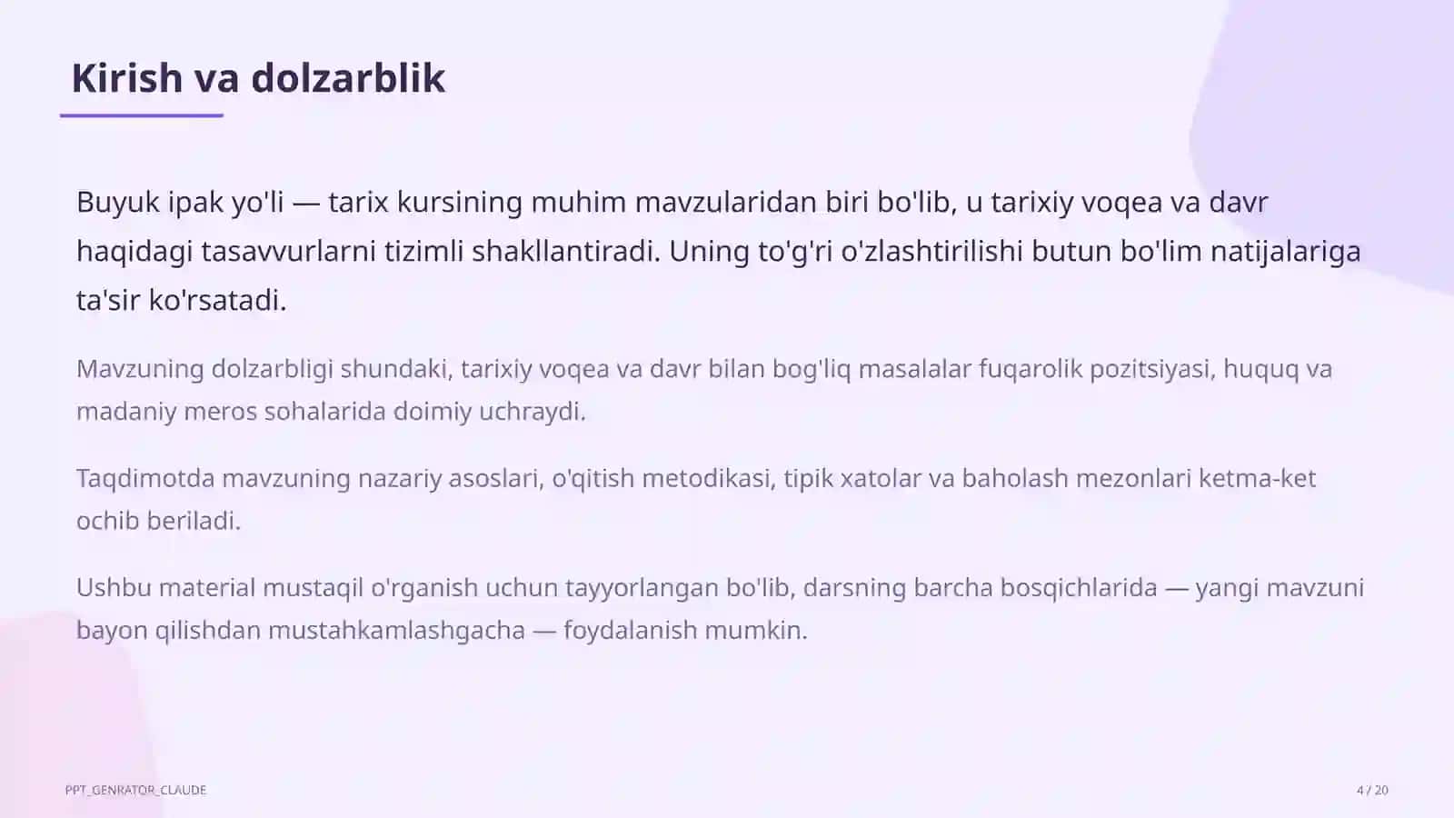 Buyuk ipak yo'li (5-sinf) 4