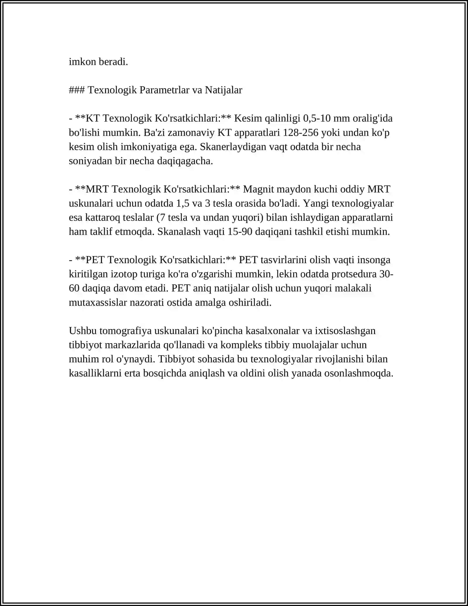 TIBBIY TOMOGRAFIYA APPARATLARINING ISHLASH PRINTSIPLARI 4