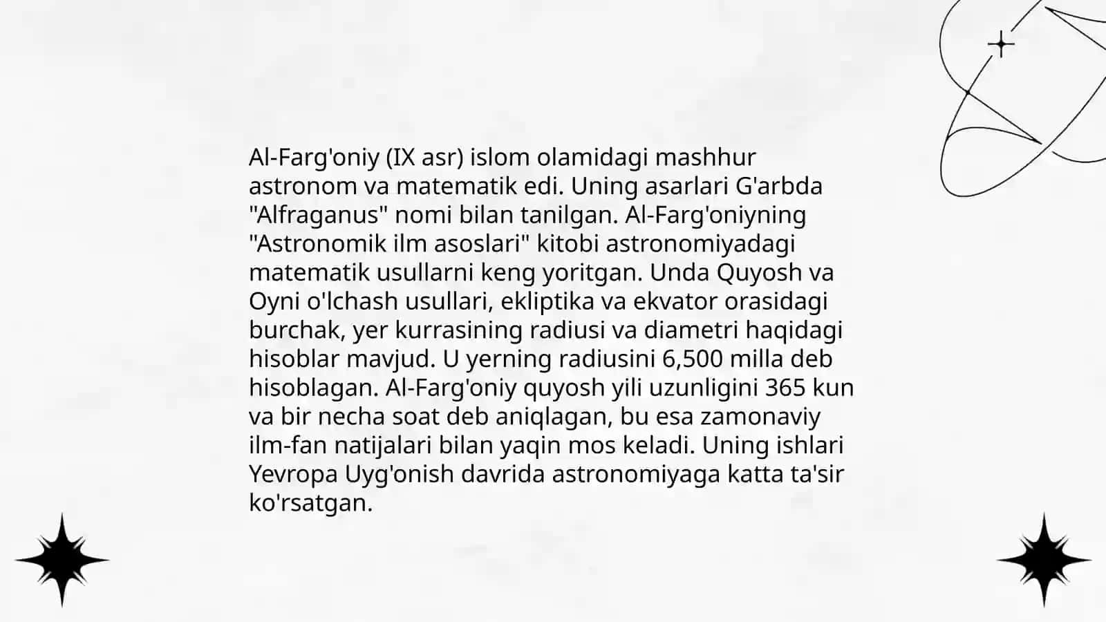 Al-Xorazmiy va algebra asoslari 4