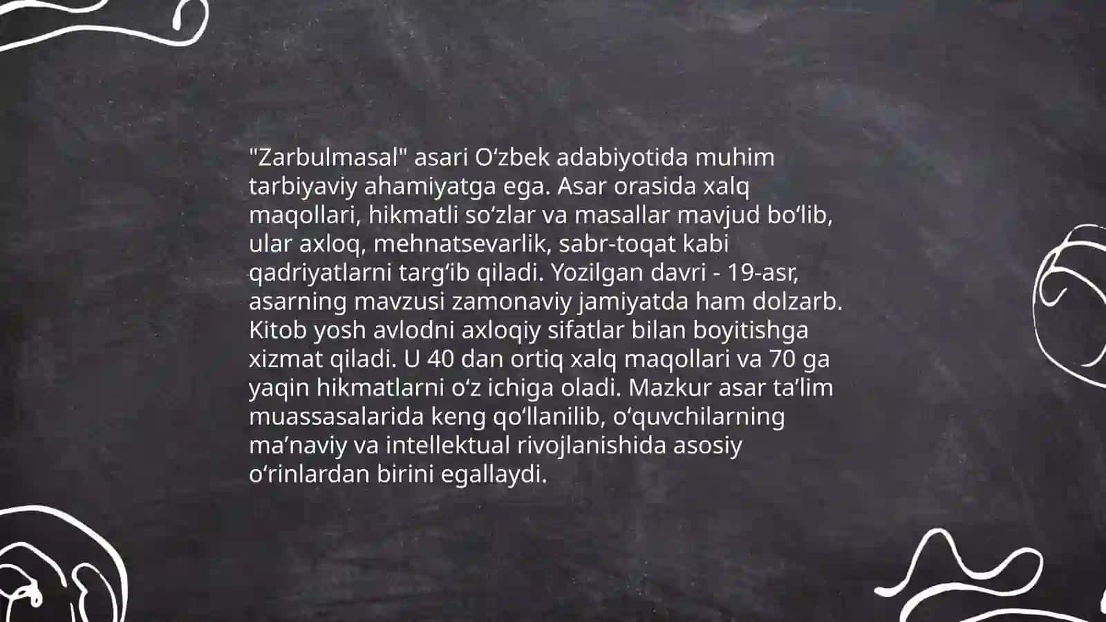 Zarbulmasal hikoyalari 4