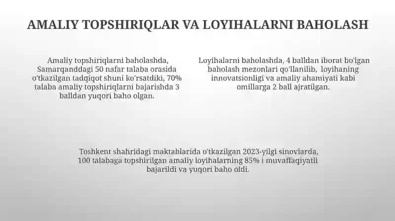 Tarbiya Fanini O'qitishda O'quvchilarning Bilimini Tashxis Etish 4