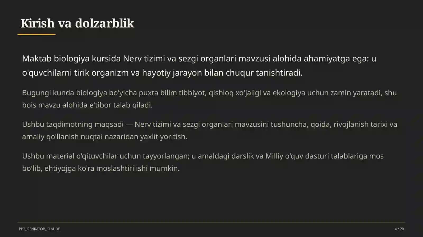 Nerv tizimi va sezgi organlari (8-sinf) 4
