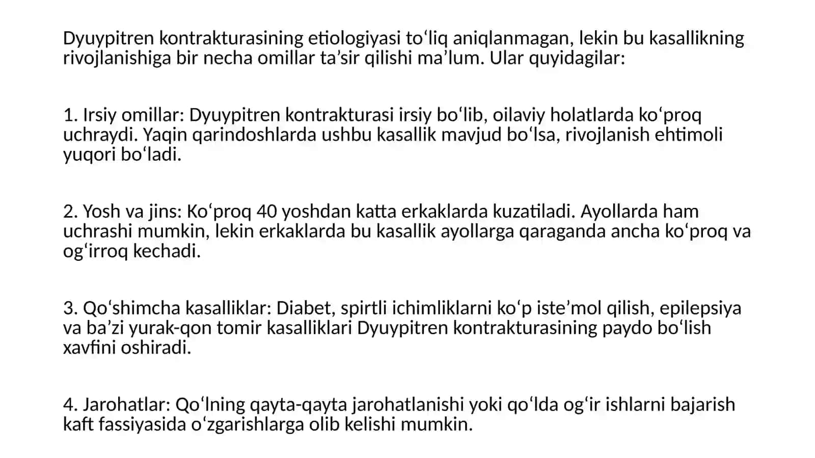 Dyupyuitren kontrakturasi 4