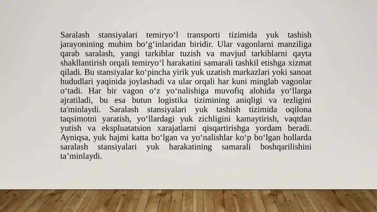 Saralashstansiyalar haqida 4